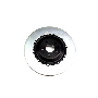 View Disc Brake Rotor (19", Left, Front) Full-Sized Product Image 1 of 1